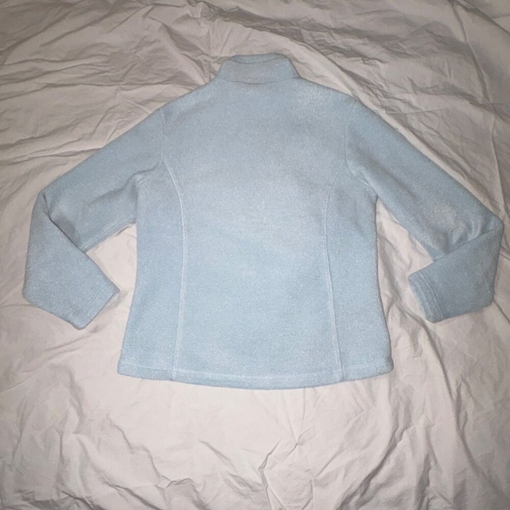 Vintage REI Womens Blue Fleece Full Zip Jacket Outdoor Size M Medium - Picture 4 of 8